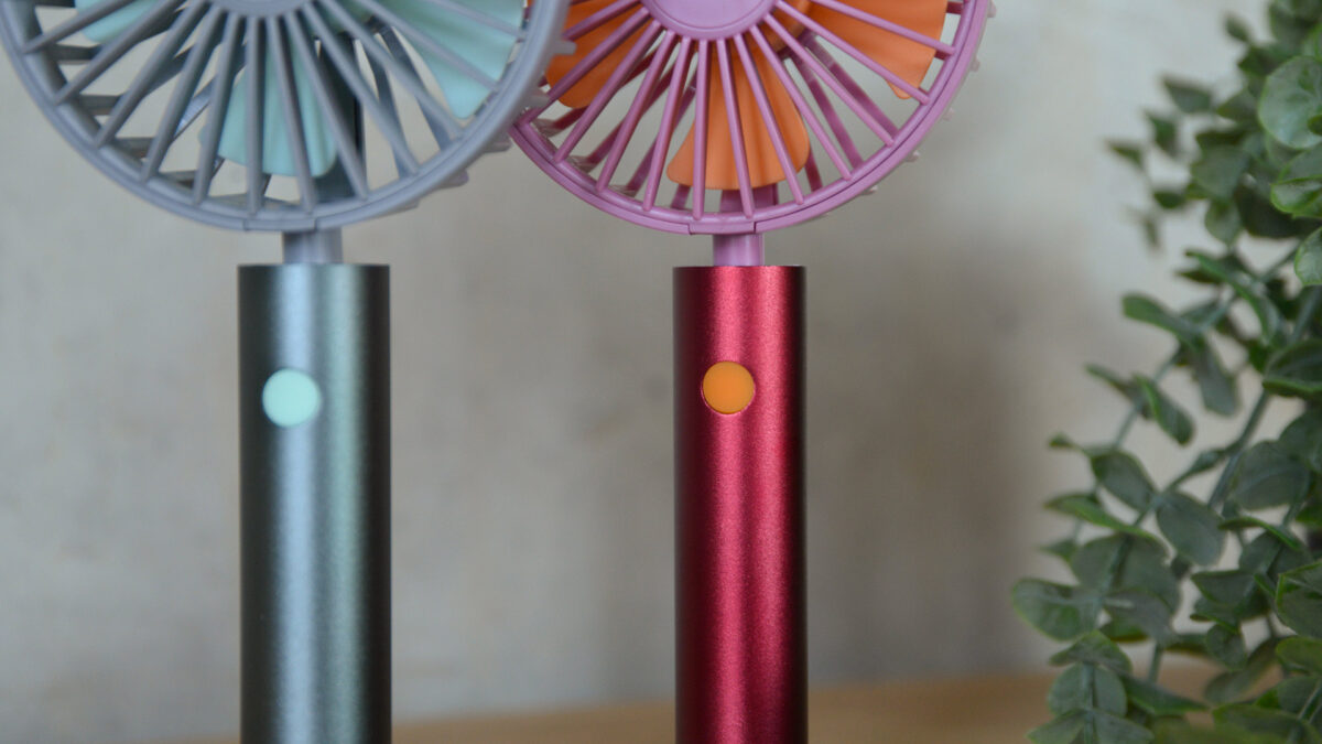 Metallic Handheld Fans - 2 colours - Image 4