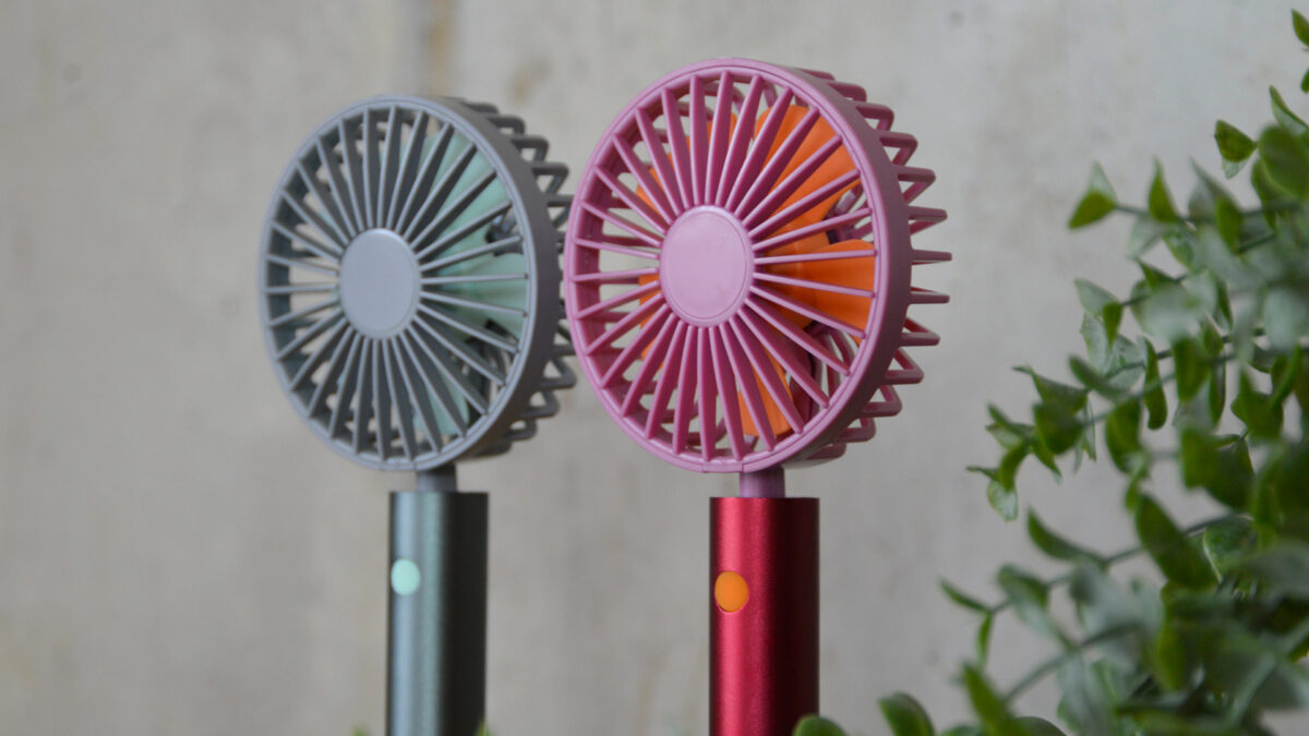 Metallic Handheld Fans - 2 colours - Image 3