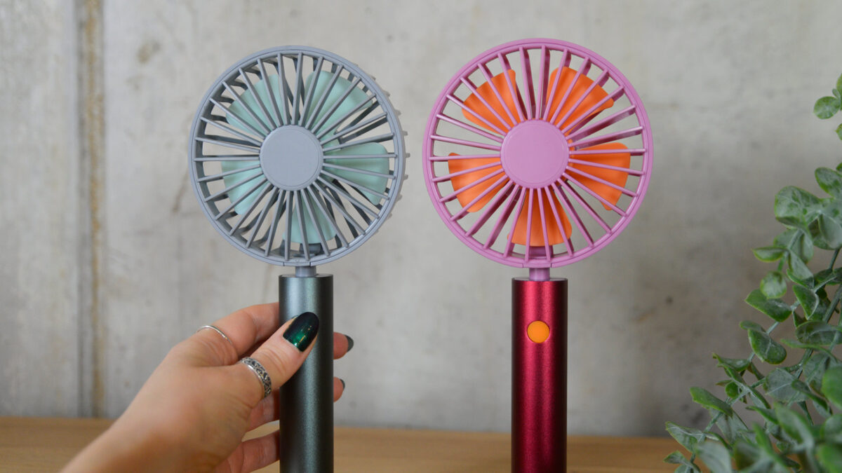 Metallic Handheld Fans - 2 colours