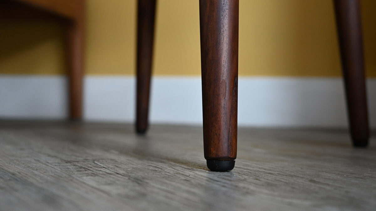 Mid-Century Bedside Table - Walnut Stain - Image 6