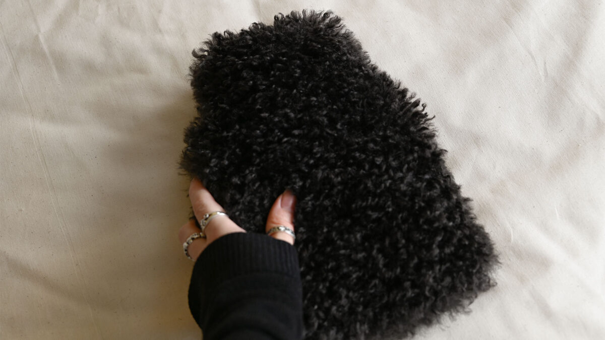 Mini Faux Fur Hot Water Bottle - Image 8