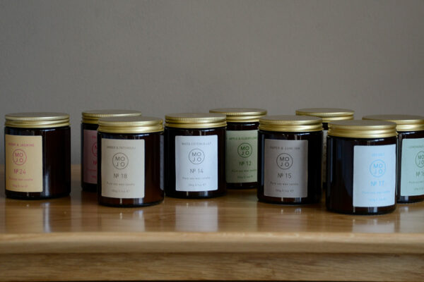 Mojo jar candles selection