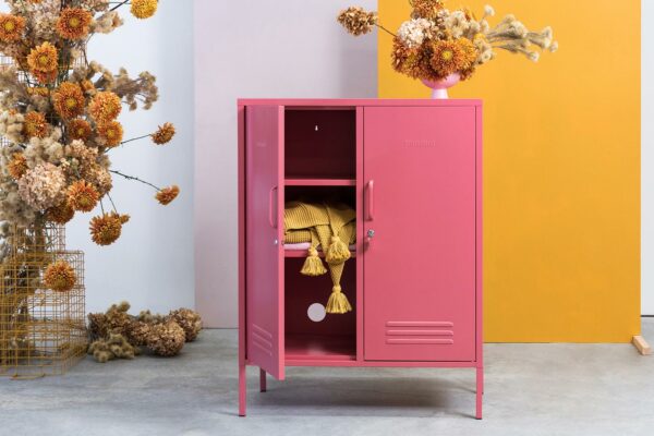 Midi storage cupboard - midi pink locker