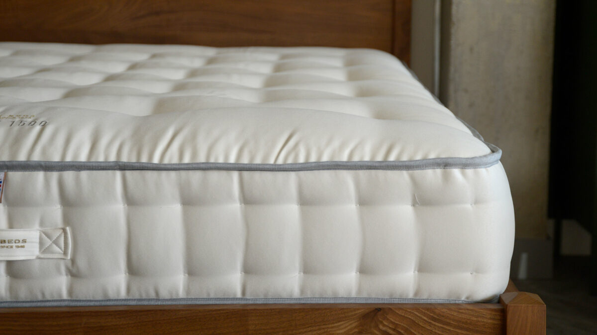 chemical free sprung mattress with 1500 springs