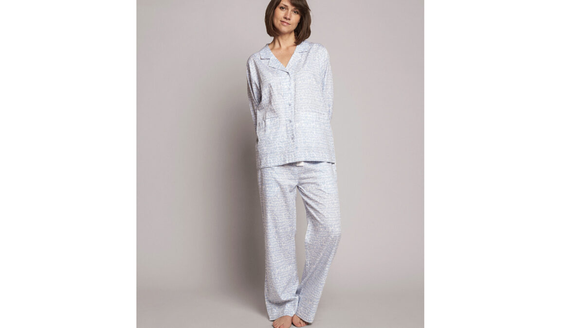 Nightwear PJ Set Blue Bird front