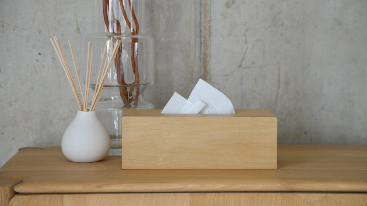 Oak Ply Tissue Boxes