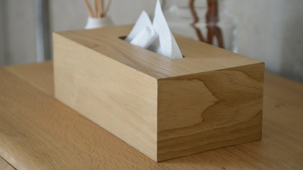 Oak Ply Tissue Boxes - Image 2