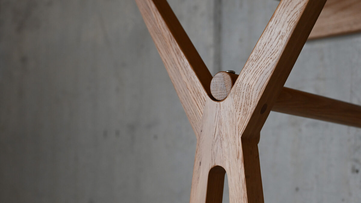 Wall Mounted Oak Clothes Rails - Image 8