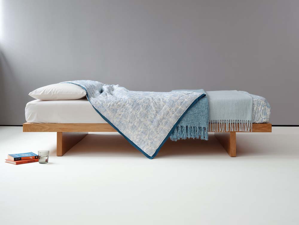 The Kyoto Japanese style wooden bed flat-packed for self assembly