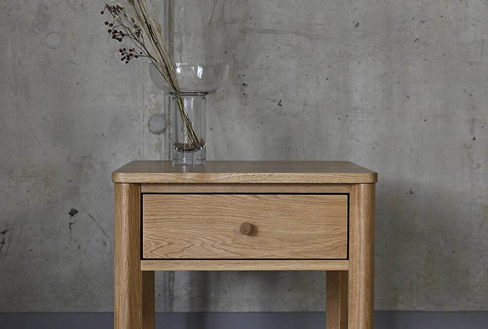 Oslo - Oiled Oak Drawer Table - Image 2
