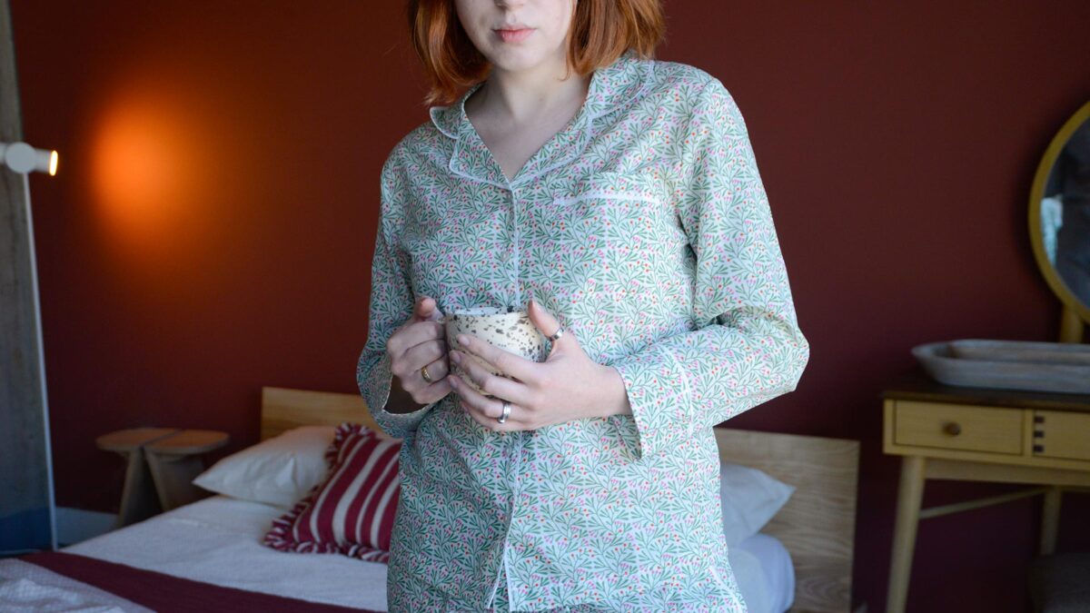 Pale Green Frond Pyjamas