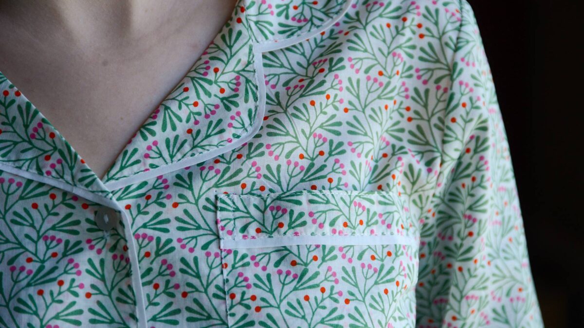 Pale Green Frond Pyjamas - Image 3