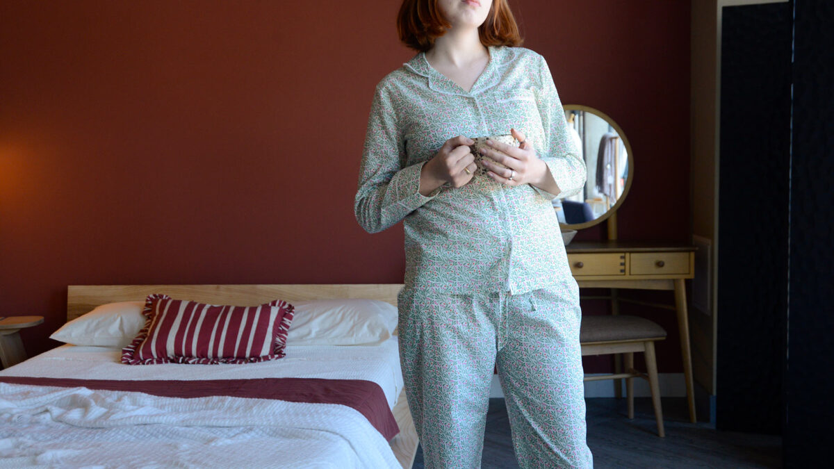 Pale Green Frond Pyjamas - Image 2