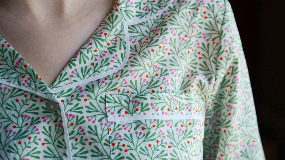 Pale Green Frond Pyjamas