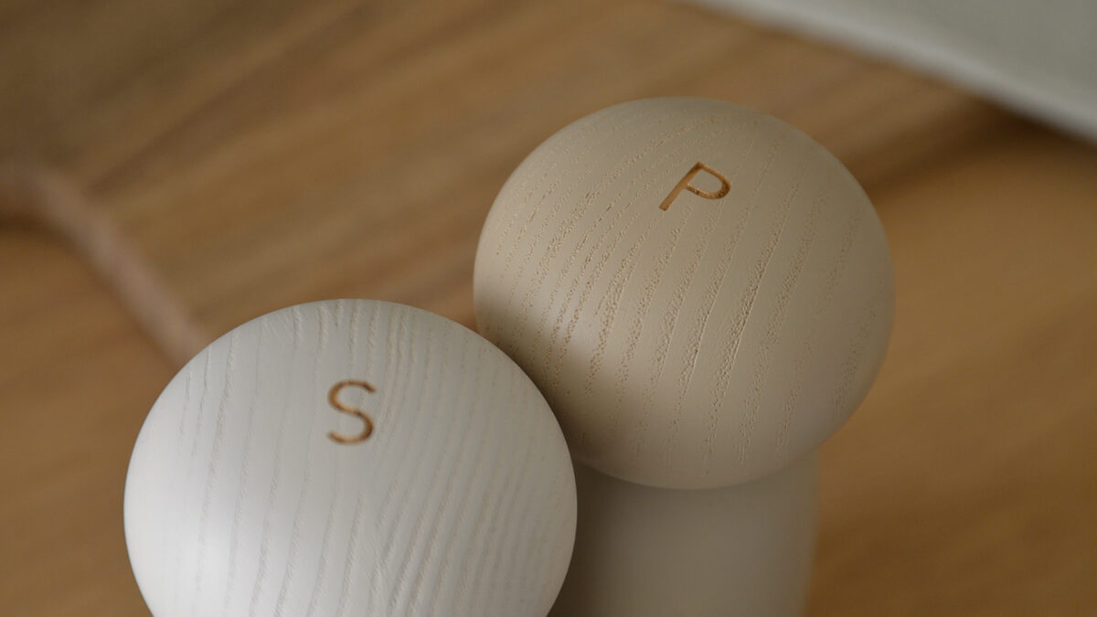 Solid Ash Salt & Pepper Mills Set - Image 7