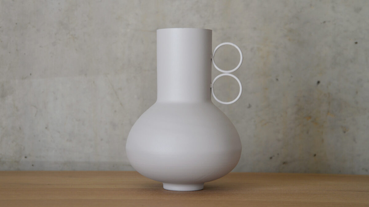 Powder Coated Metal Vases - 3 Colours - Image 3