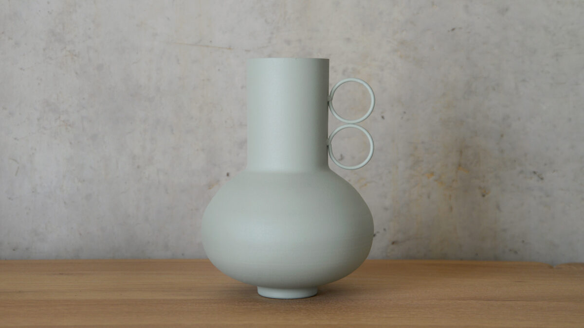 Powder Coated Metal Vases - 3 Colours - Image 2