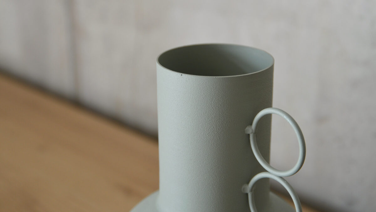 Powder Coated Metal Vases - 3 Colours - Image 5