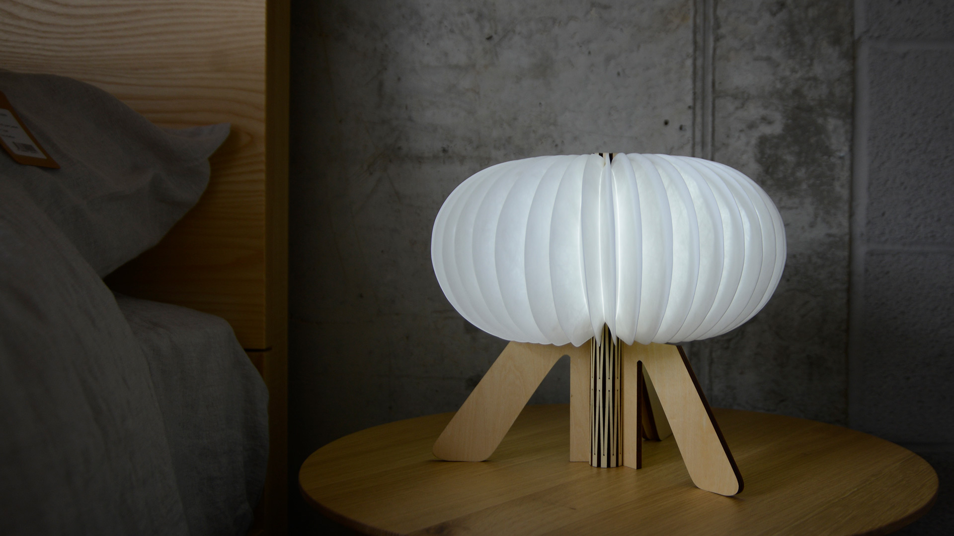 Maple Lamp Bedside Lights Natural Bed Company