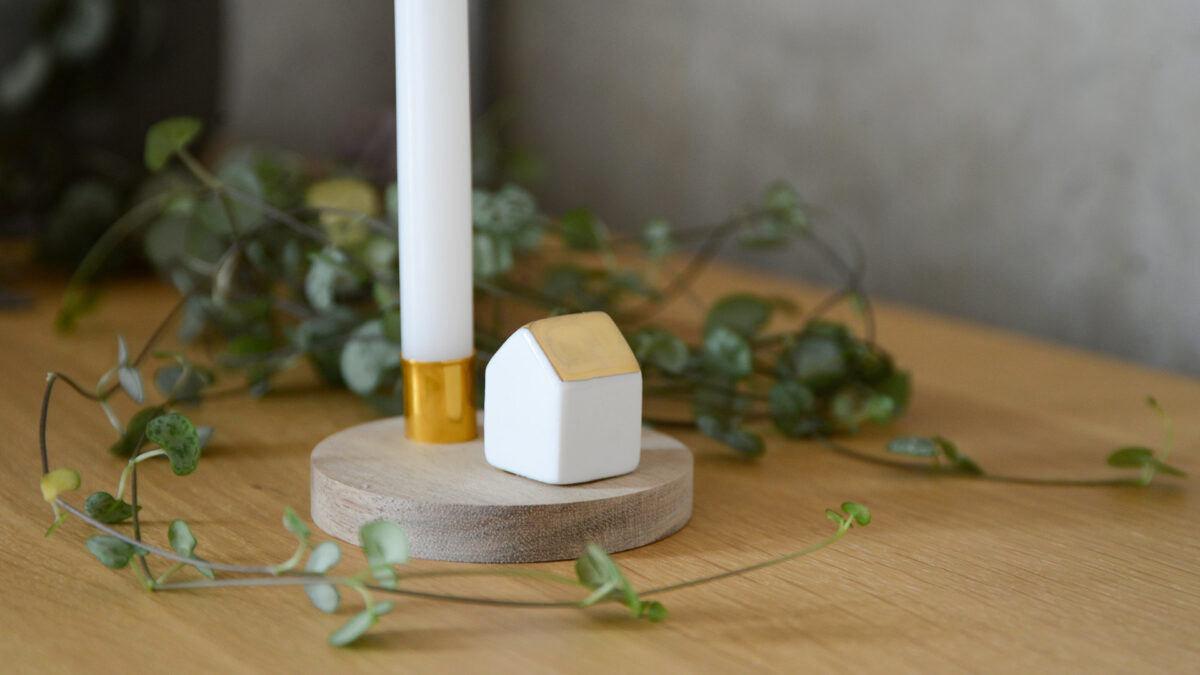 Rader House Candleholder Closeup