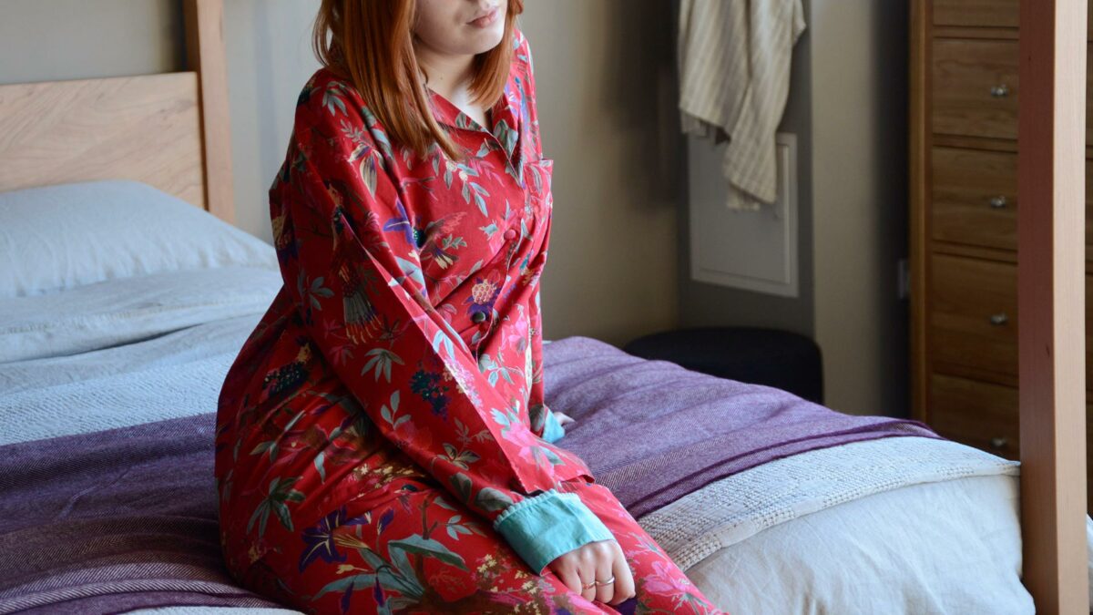RedPyjamas Top closeup
