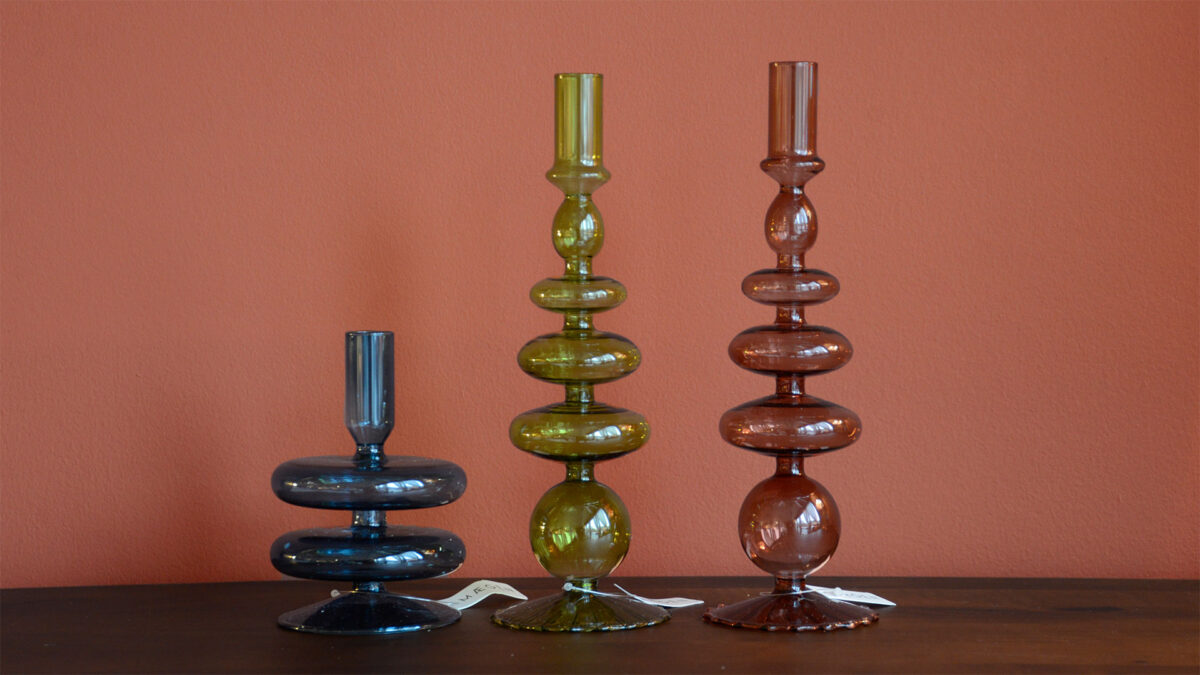 Colourful Retro Candlestick Holders - Image 10