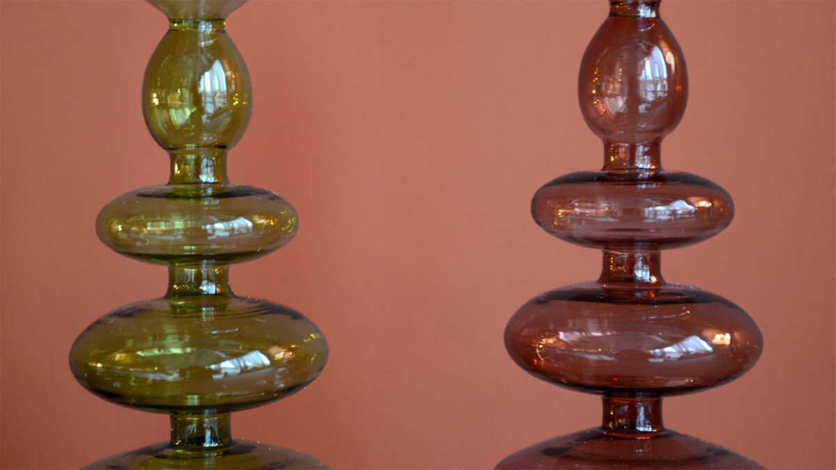 Colourful Retro Candlestick Holders - Image 8