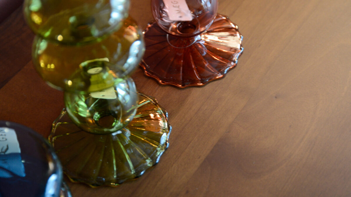 Colourful Retro Candlestick Holders - Image 9