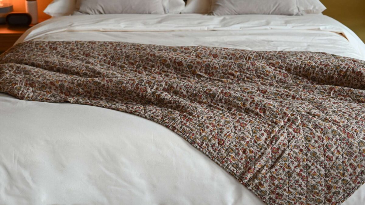 Retro Quilted Throws - Warm Tones - Image 13