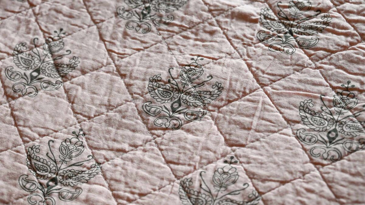 Retro Quilted Throws - Warm Tones - Image 3
