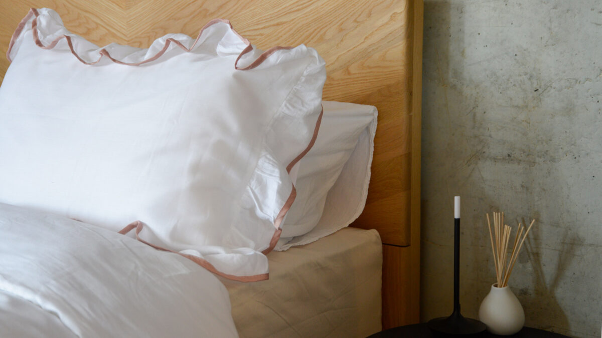 Ruffle Edge Bedding - Olive or Blush - Image 8