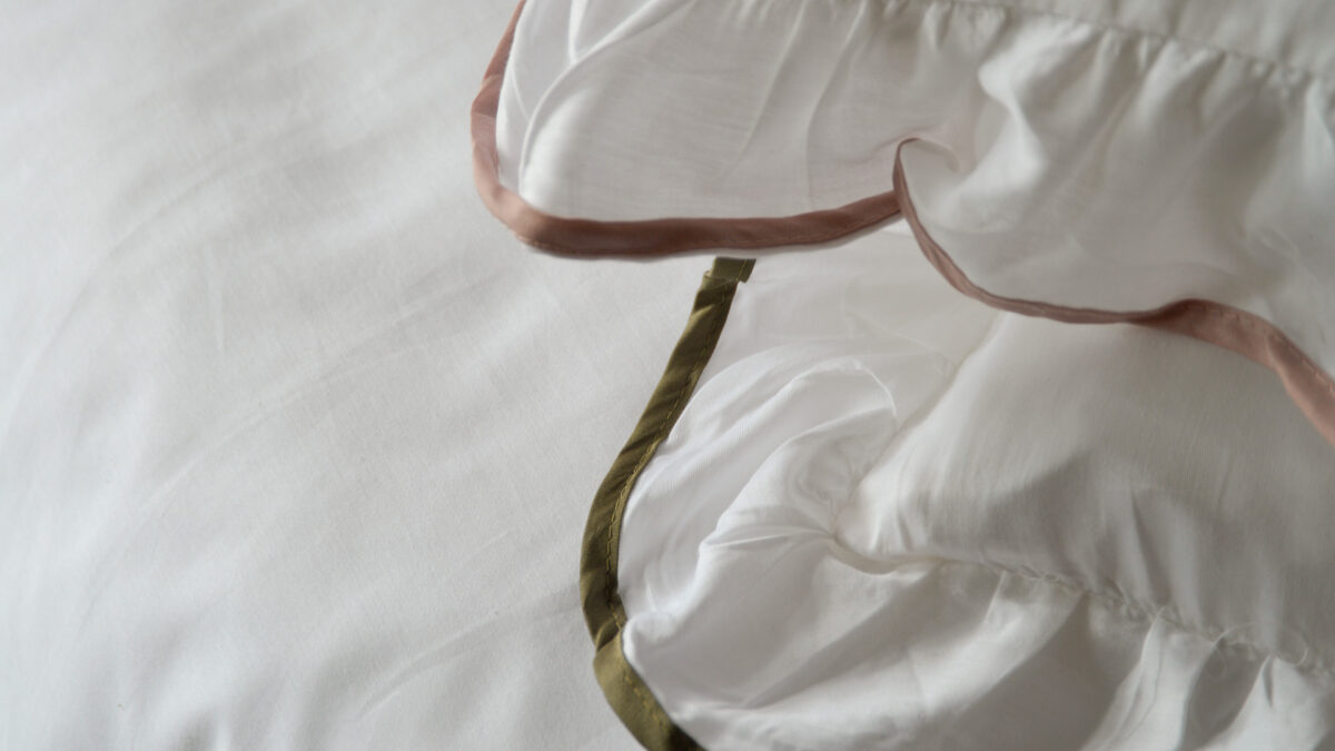 Ruffle Edge Bedding - Olive or Blush - Image 7
