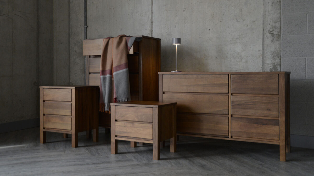 Black Lotus Shaker Collection - Tall Walnut Chest - Image 8