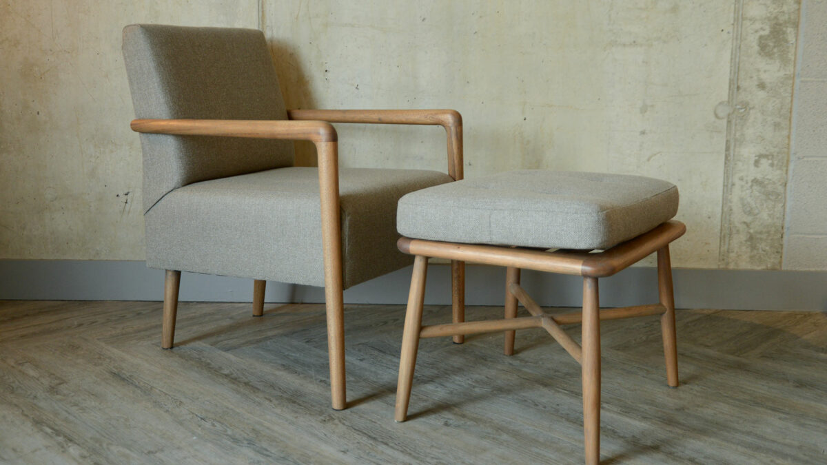 Shoreditch Armchair with Footstool