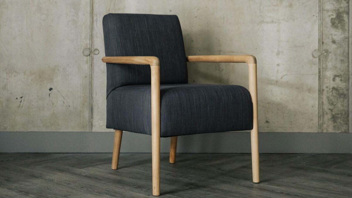 Shoreditch armchair in grey 1920