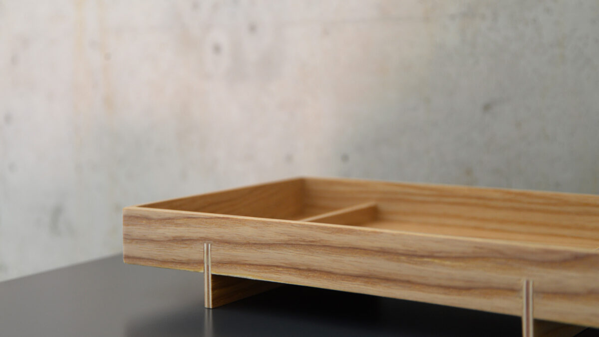 modern Japanese style wooden tray