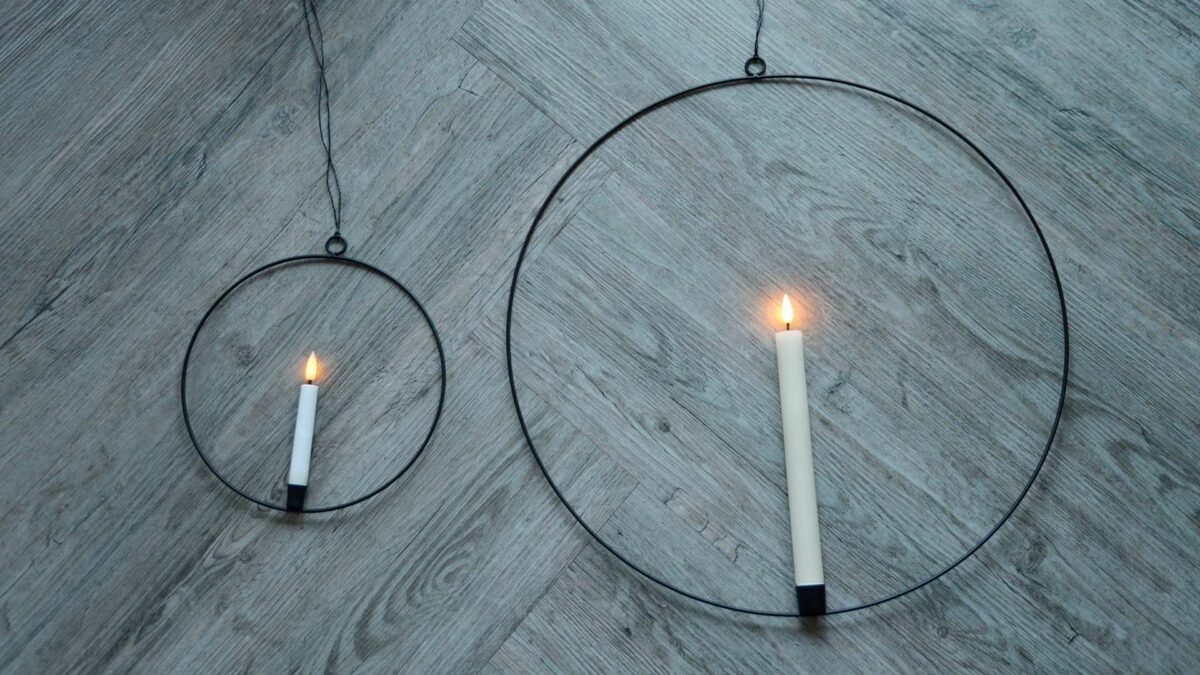 Small and Large Candle Rings