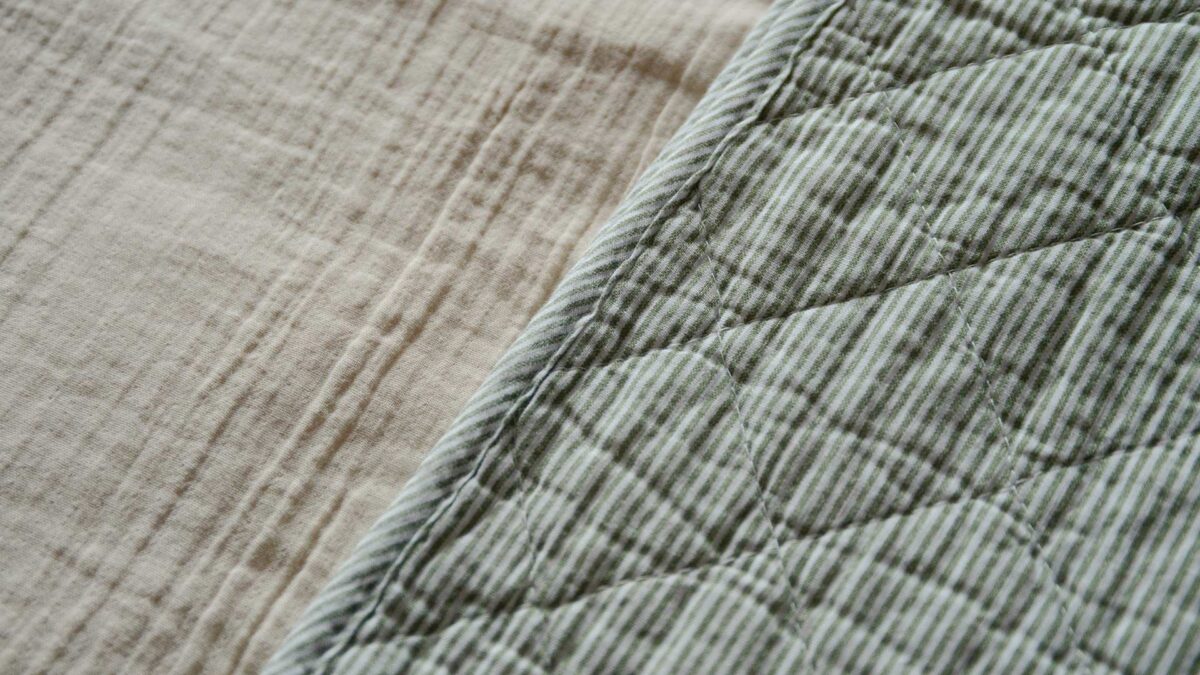 Striped Cotton Quilted Throws - Image 11