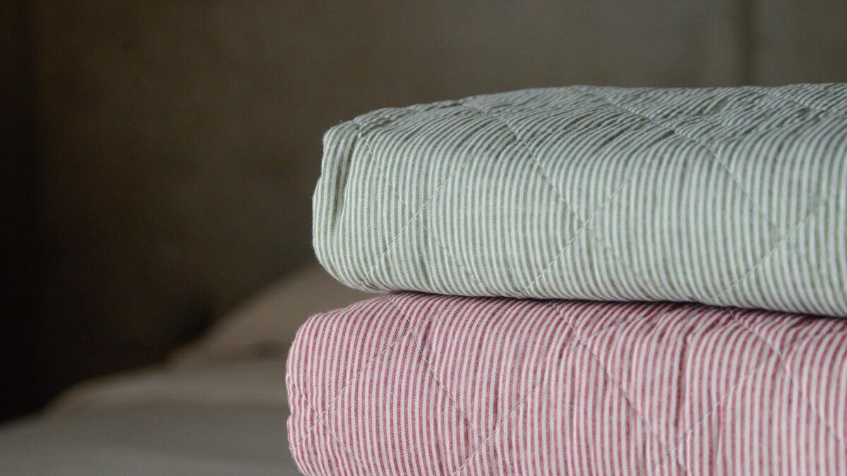 Striped Cotton Quilted Throws - Image 8