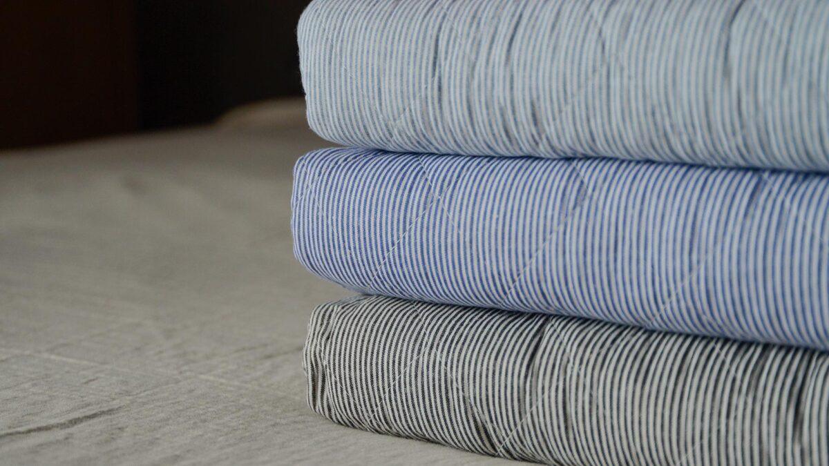 Striped Cotton Quilted Throws - Image 7