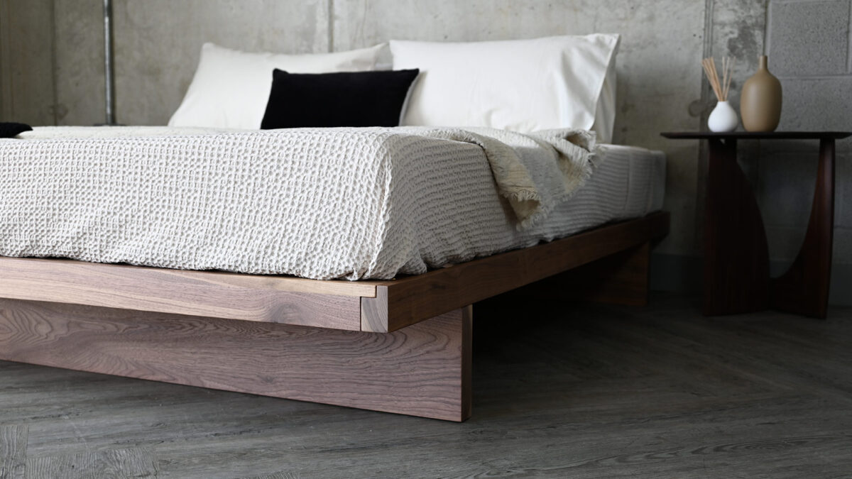 QUICK SHIP Walnut Bed - Superking Kyoto - Image 2