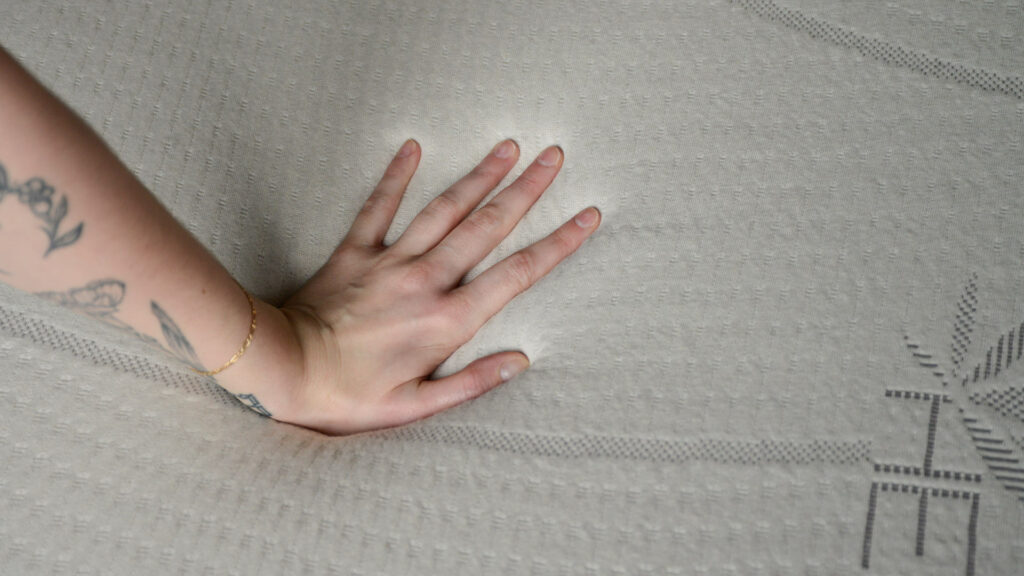 Talalay Latex Mattress Firm with hand pressure
