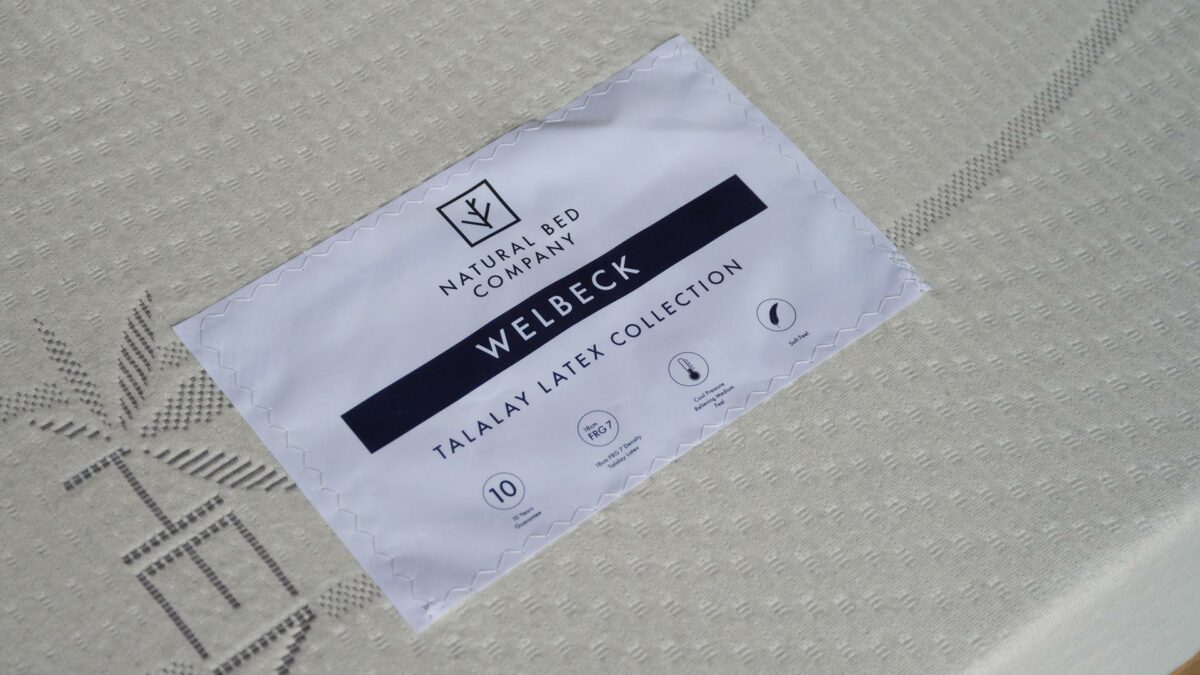 Talalay Latex Mattress Sot Label