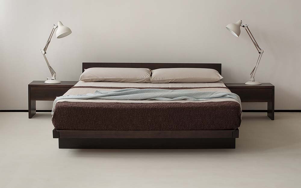 Kumo Japanese Style low wooden Bed Base