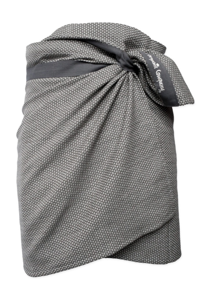 Towel to wrap around you - Dark grey waffle