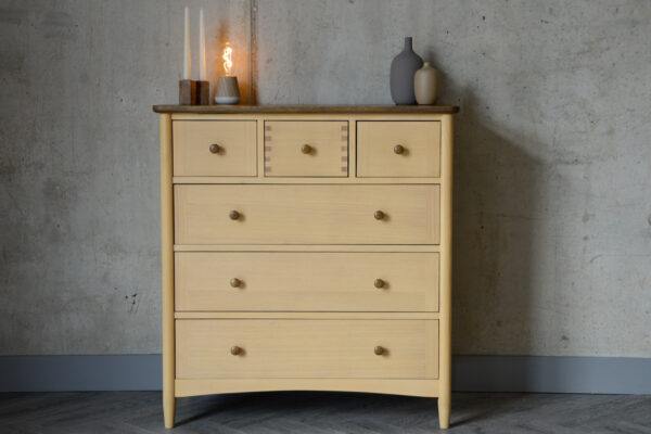 Two Tone, Six-Drawer Chest of Drawers