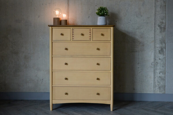 Two Tone Seven-Drawer Chest of Drawers