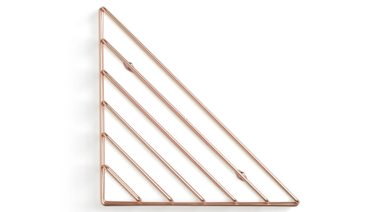 UMBRA STRUM WALL SHELF COPPER1920