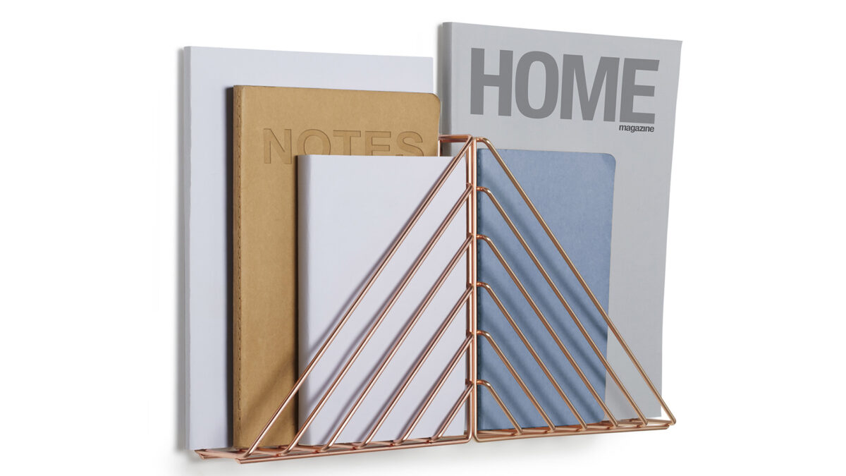 UMBRA STRUM WALL SHELF COPPER lifestyle