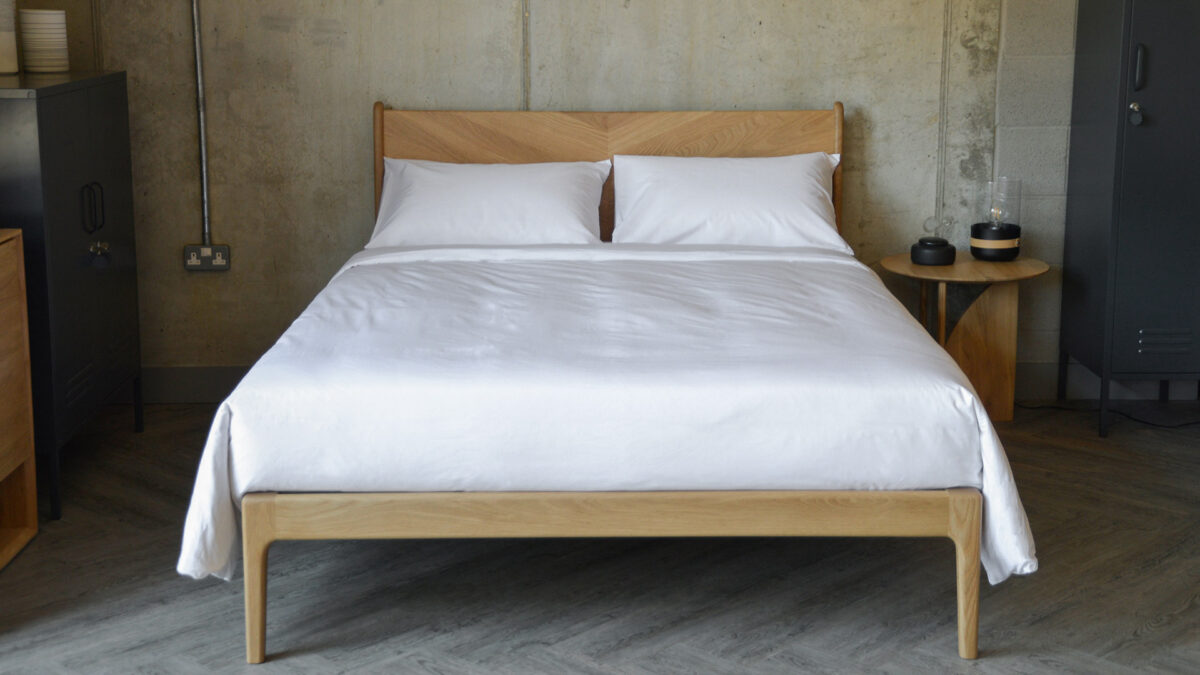 White Bamboo Bedding Set